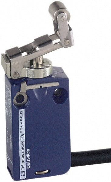 General Purpose Limit Switch: SPDT, NC, Roller Plunger, Top