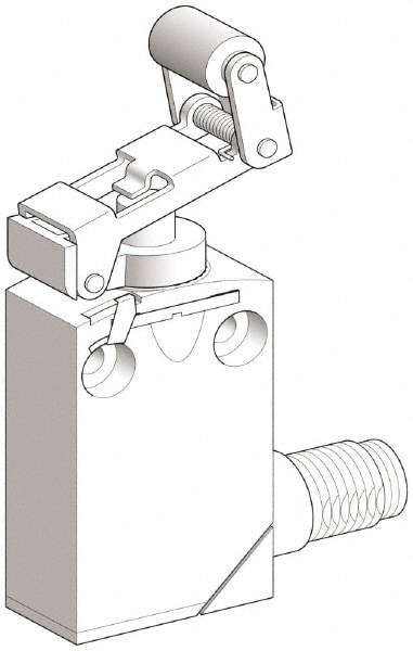 General Purpose Limit Switch: SPDT, NC, Roller Plunger, Top