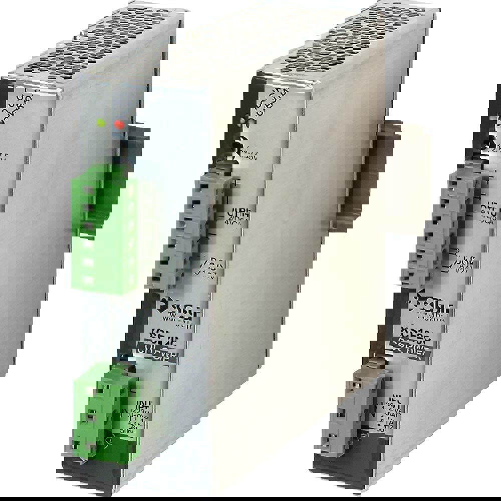 Power Supplies; Mounting Type: DIN Rail; Output Wattage: 120; Maximum Input Voltage: 264 VAC; Minimum Input Voltage: 90 VAC; Number of Outputs: 2; Output Voltage: 24 VDC; Output Amperage (mA): 5; Connection Type: Screw On; Maximum Operating Temperature (F
