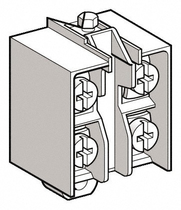 2NC, 3 Amp, Electrical Switch Contact Block