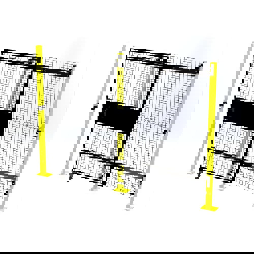 3' Wide x 8' High, Sliding Door for Temporary Structures