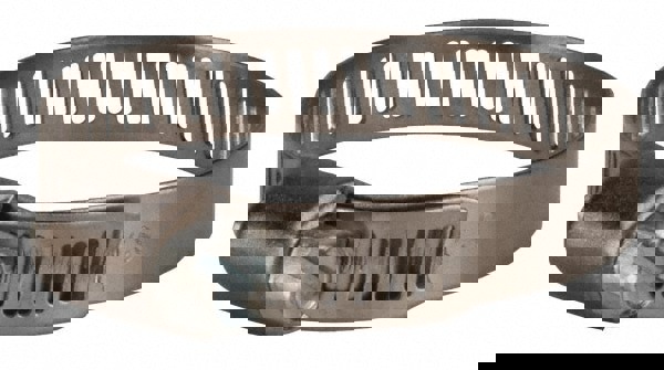 Worm Gear Clamp: SAE 20, 13/16 to 1-3/4