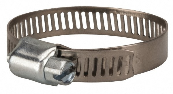 Worm Gear Clamp: SAE 20, 3/4 to 1-3/4
