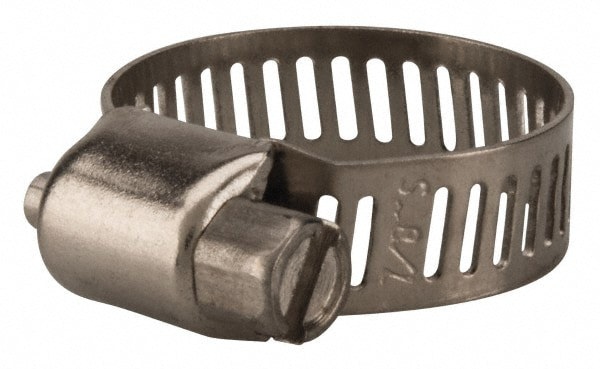 Worm Gear Clamp: SAE 6, 5/16 to 7/8