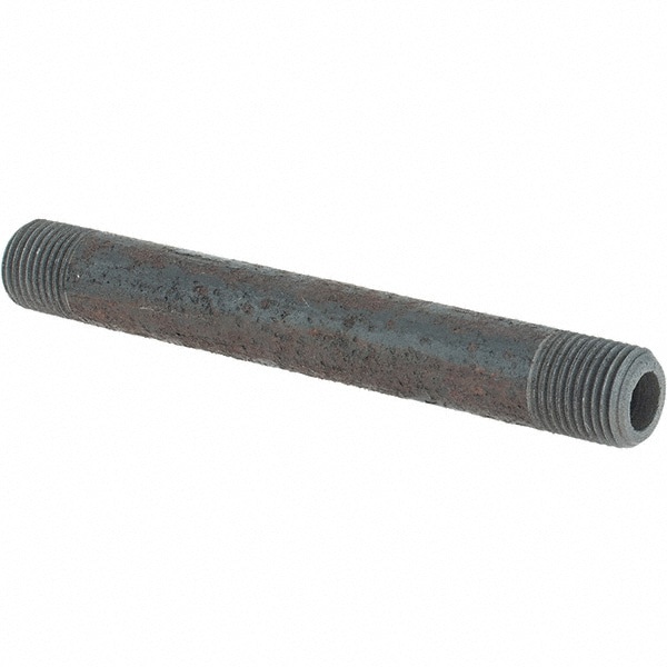 Black Pipe Nipple: 1/8