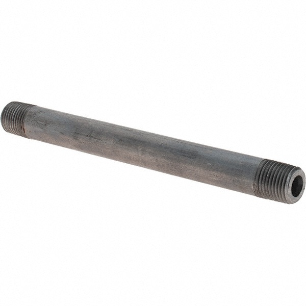 Black Pipe Nipple: 1/8