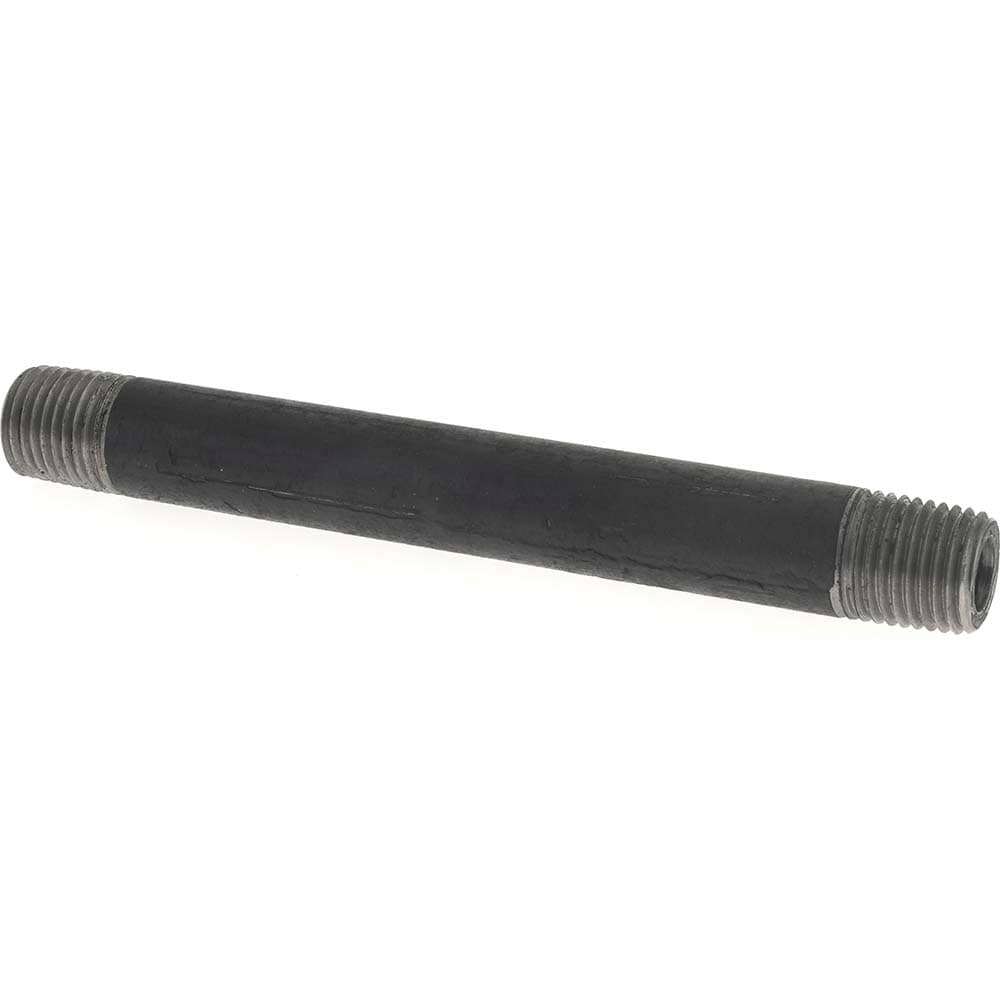 Black Pipe Nipple: 1/4