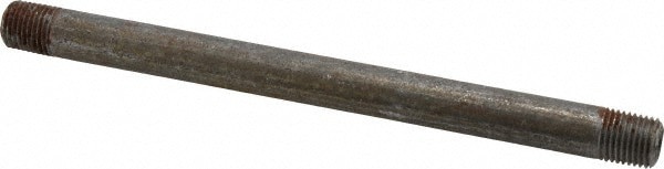 Black Pipe Nipple: 1/4