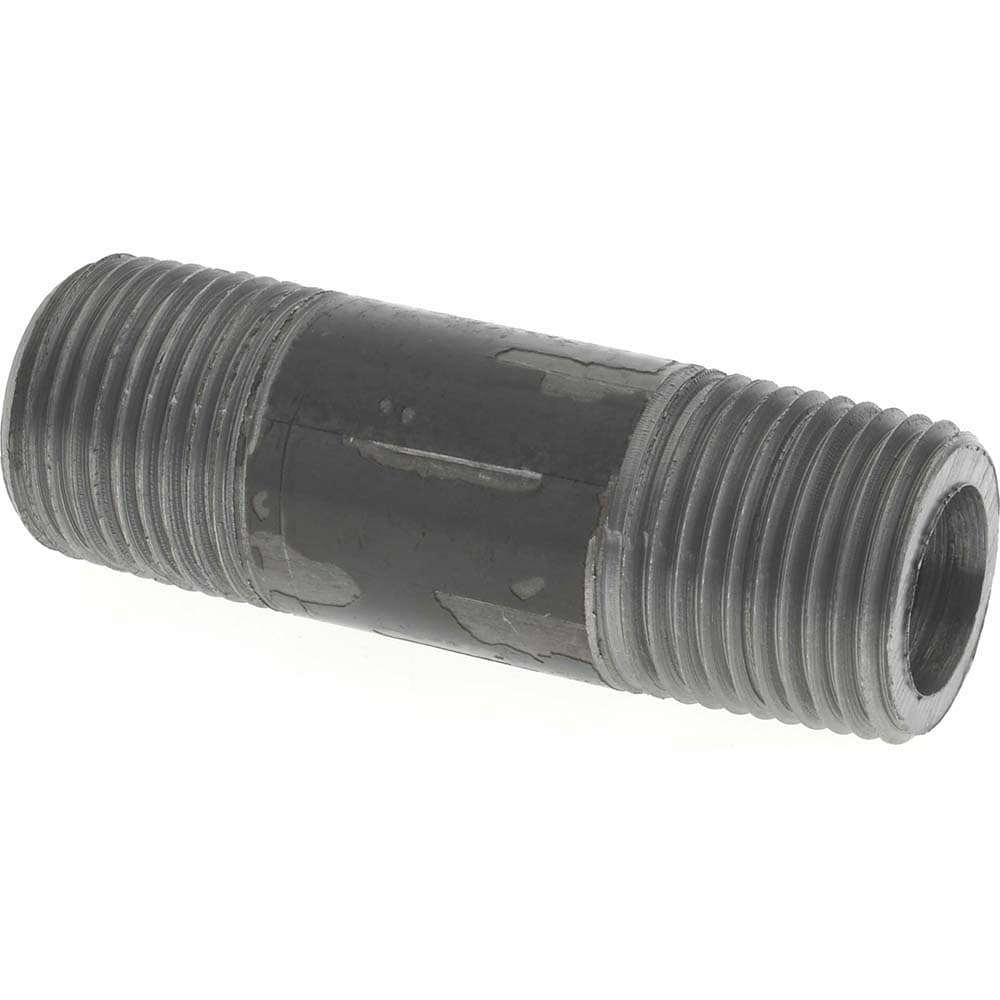 Black Pipe Nipple: 3/8