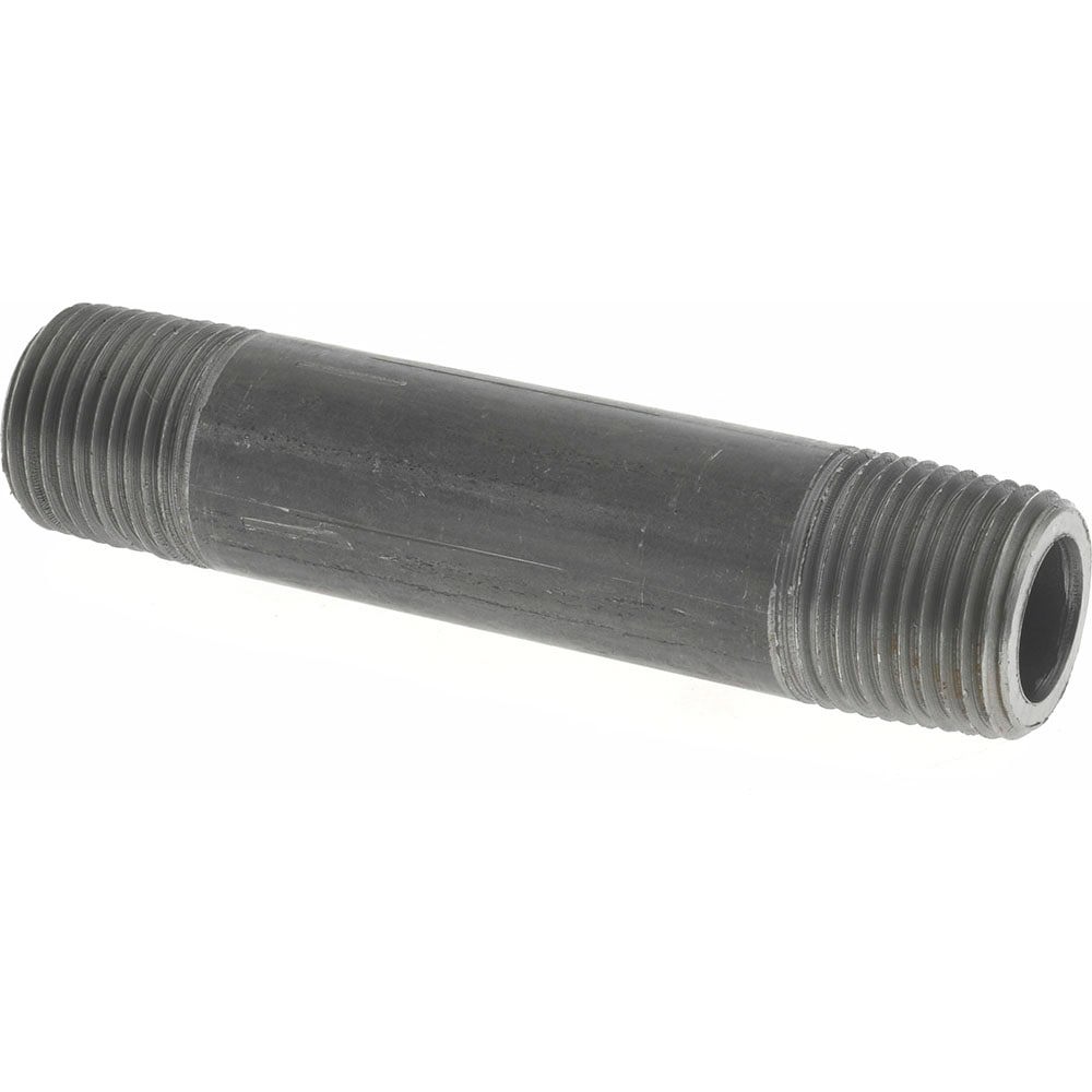 Black Pipe Nipple: 3/8