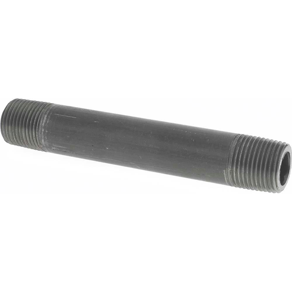 Black Pipe Nipple: 3/8