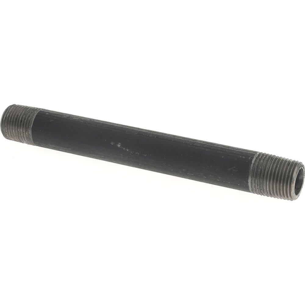 Black Pipe Nipple: 3/8