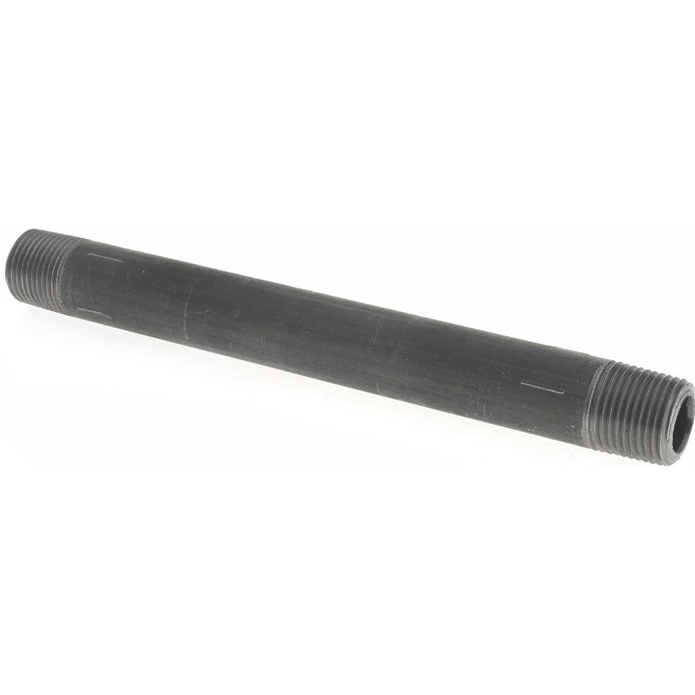 Black Pipe Nipple: 3/8