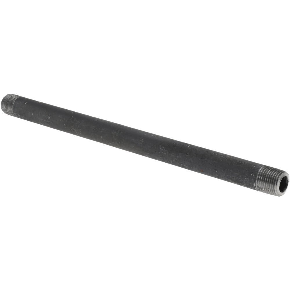 Black Pipe Nipple: 3/8