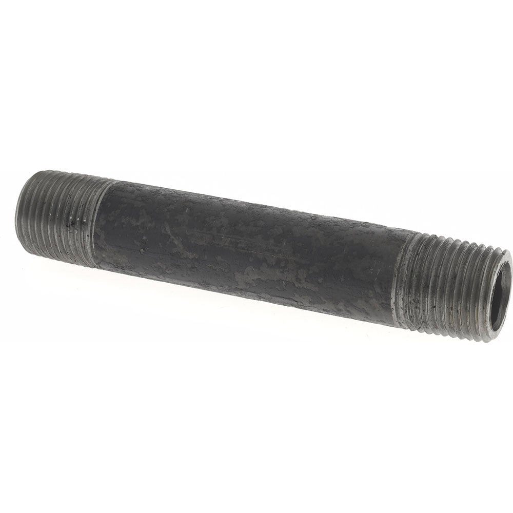 Black Pipe Nipple: 1/2
