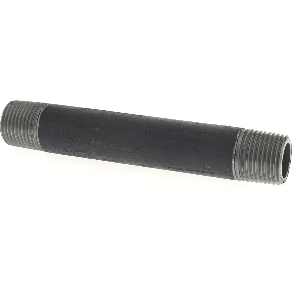 Black Pipe Nipple: 1/2