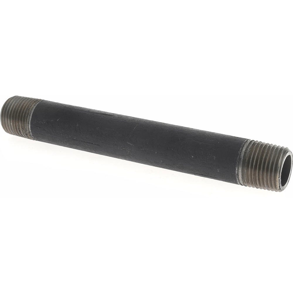 Black Pipe Nipple: 1/2