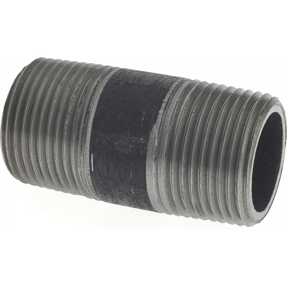 Black Pipe Nipple: 3/4