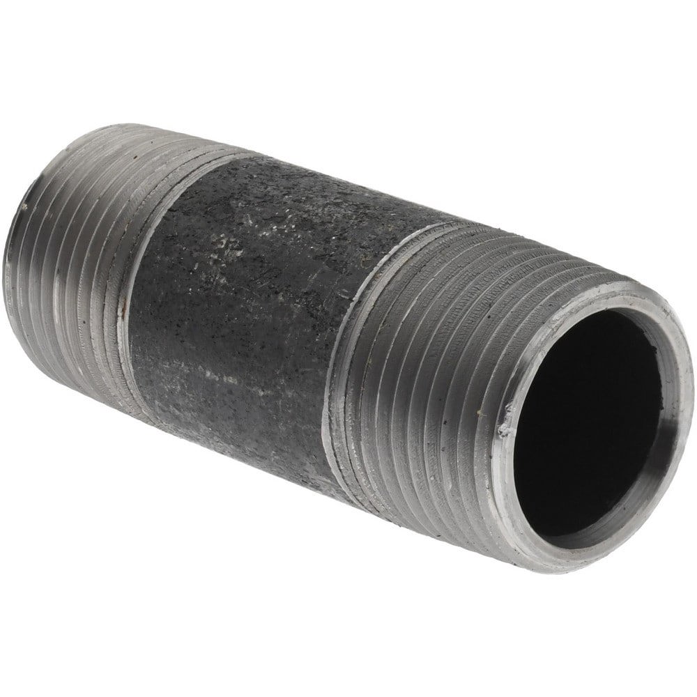 Black Pipe Nipple: 3/4