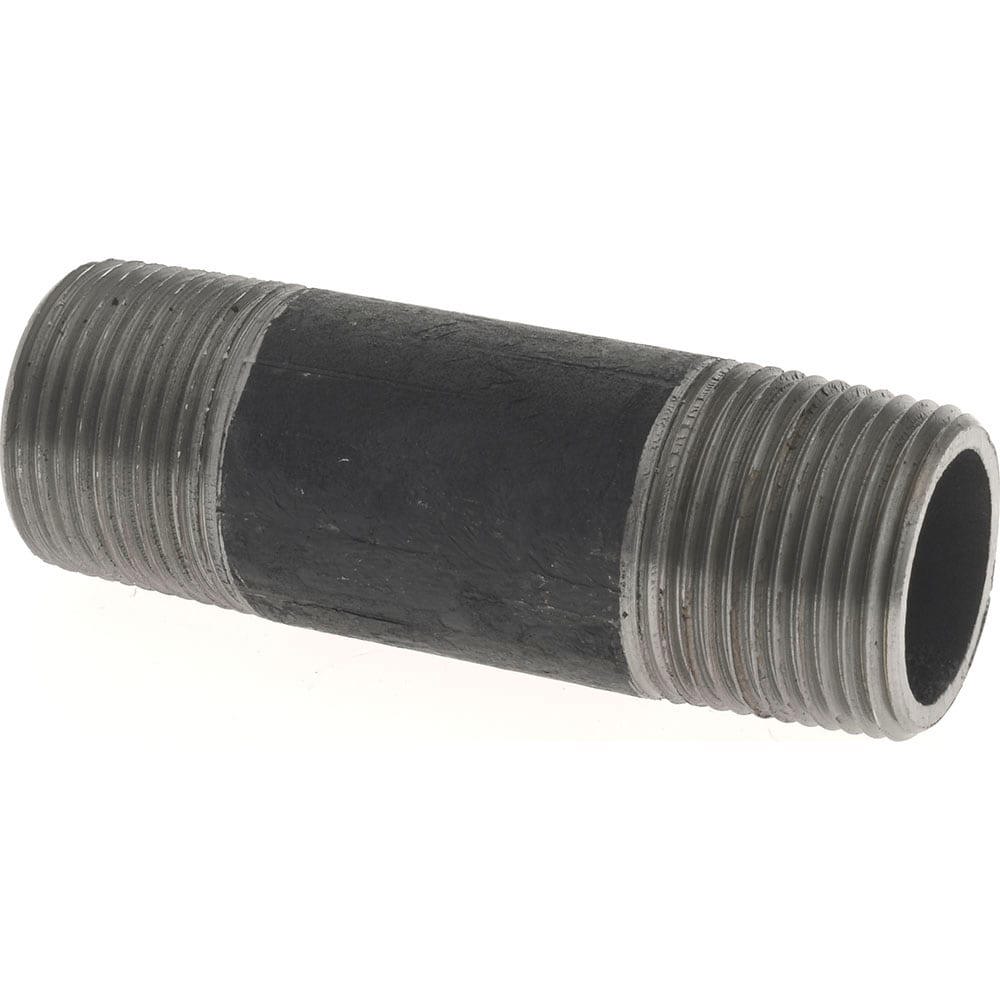 Black Pipe Nipple: 3/4