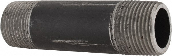 Black Pipe Nipple: 3/4