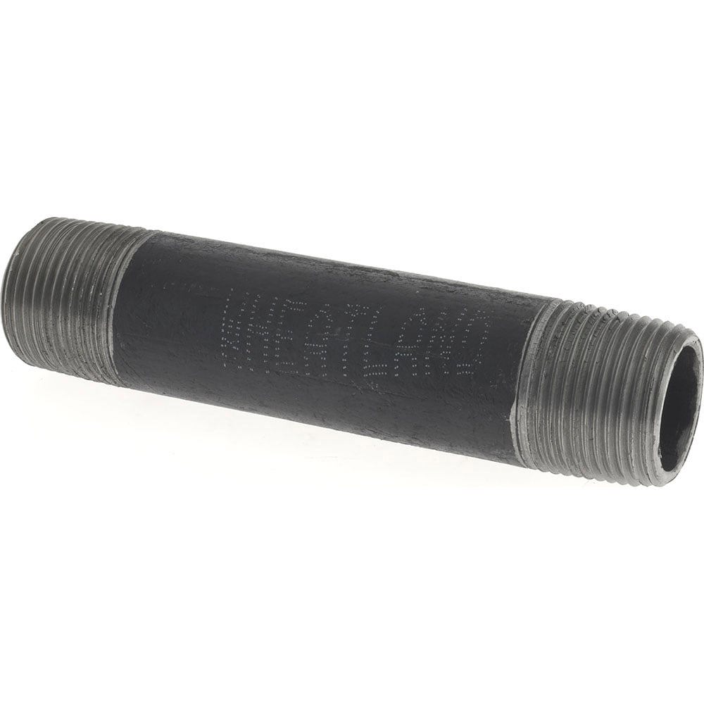 Black Pipe Nipple: 3/4