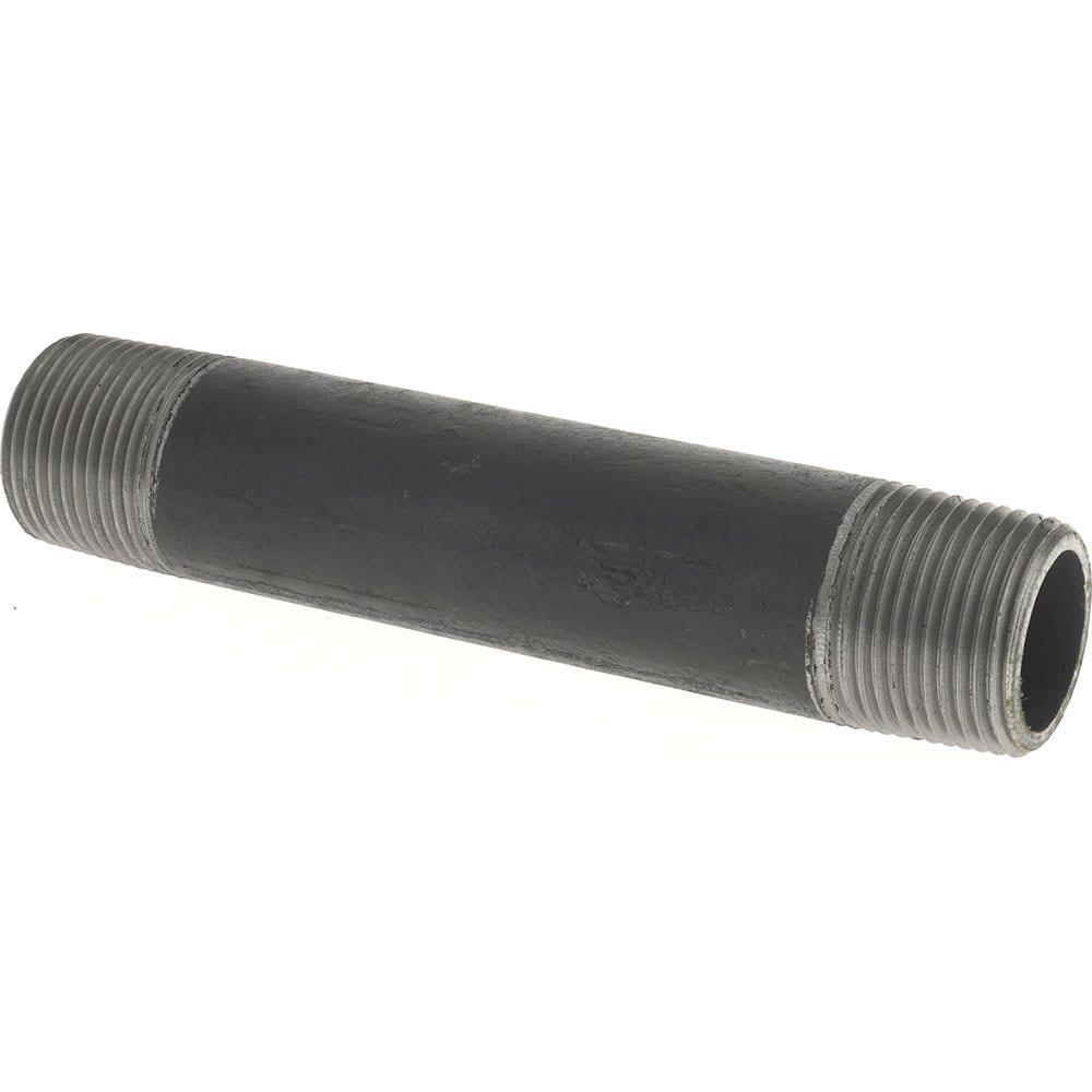 Black Pipe Nipple: 3/4