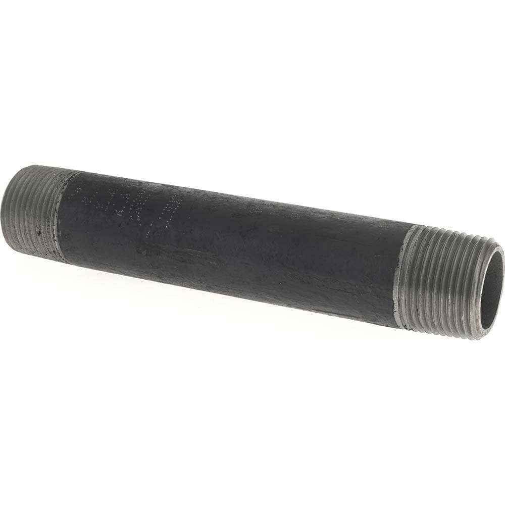 Black Pipe Nipple: 3/4