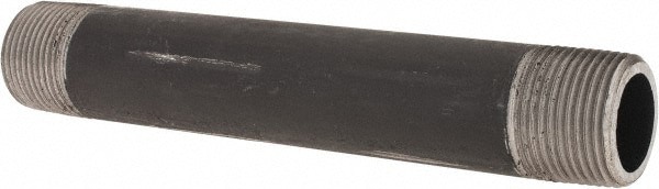 Black Pipe Nipple: 3/4