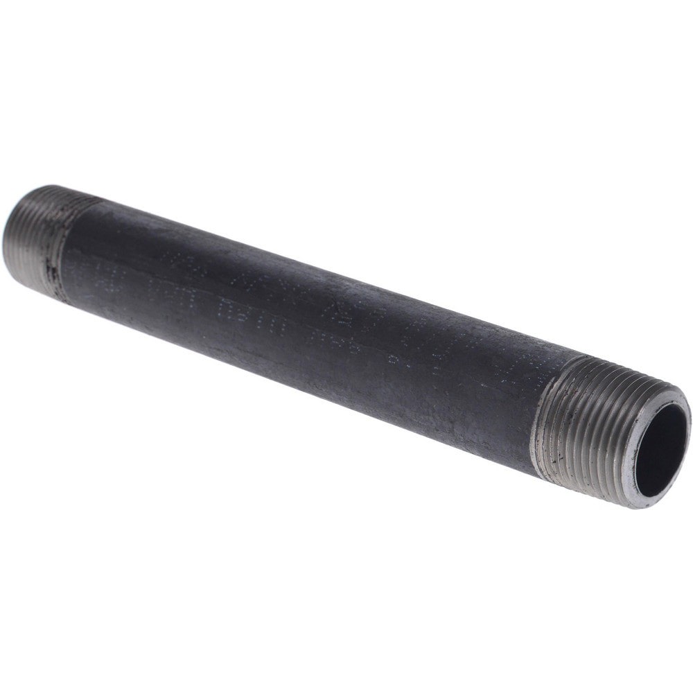 Black Pipe Nipple: 3/4