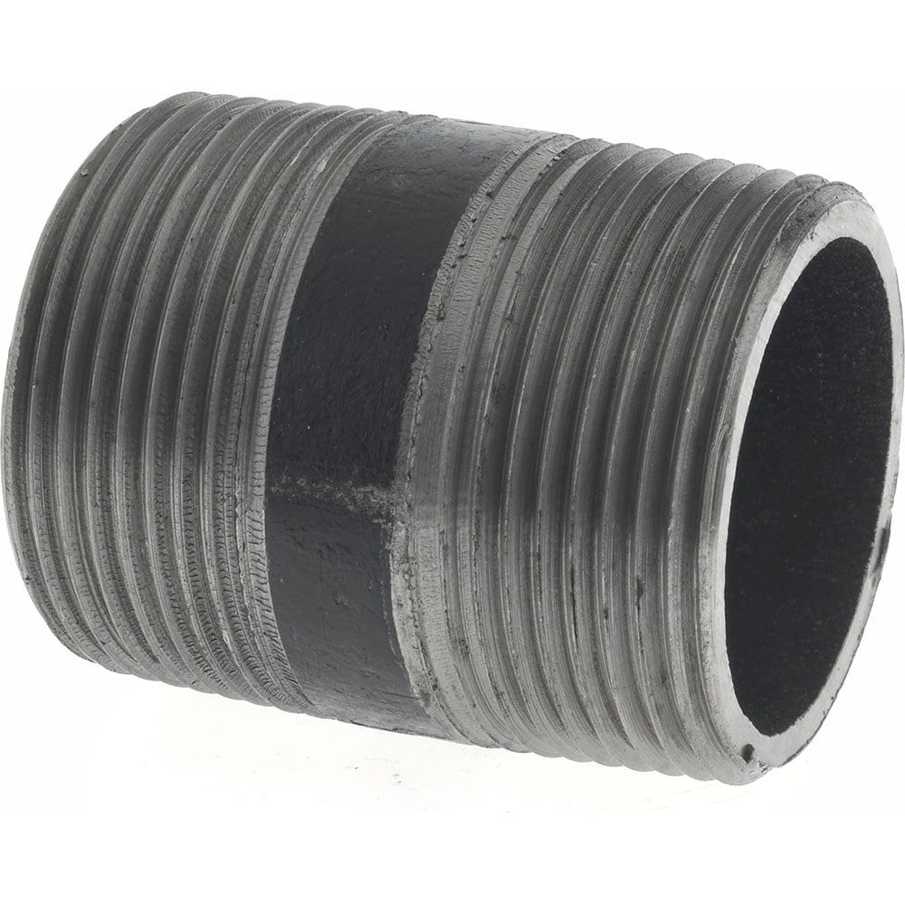 Black Pipe Nipple: 1-1/4