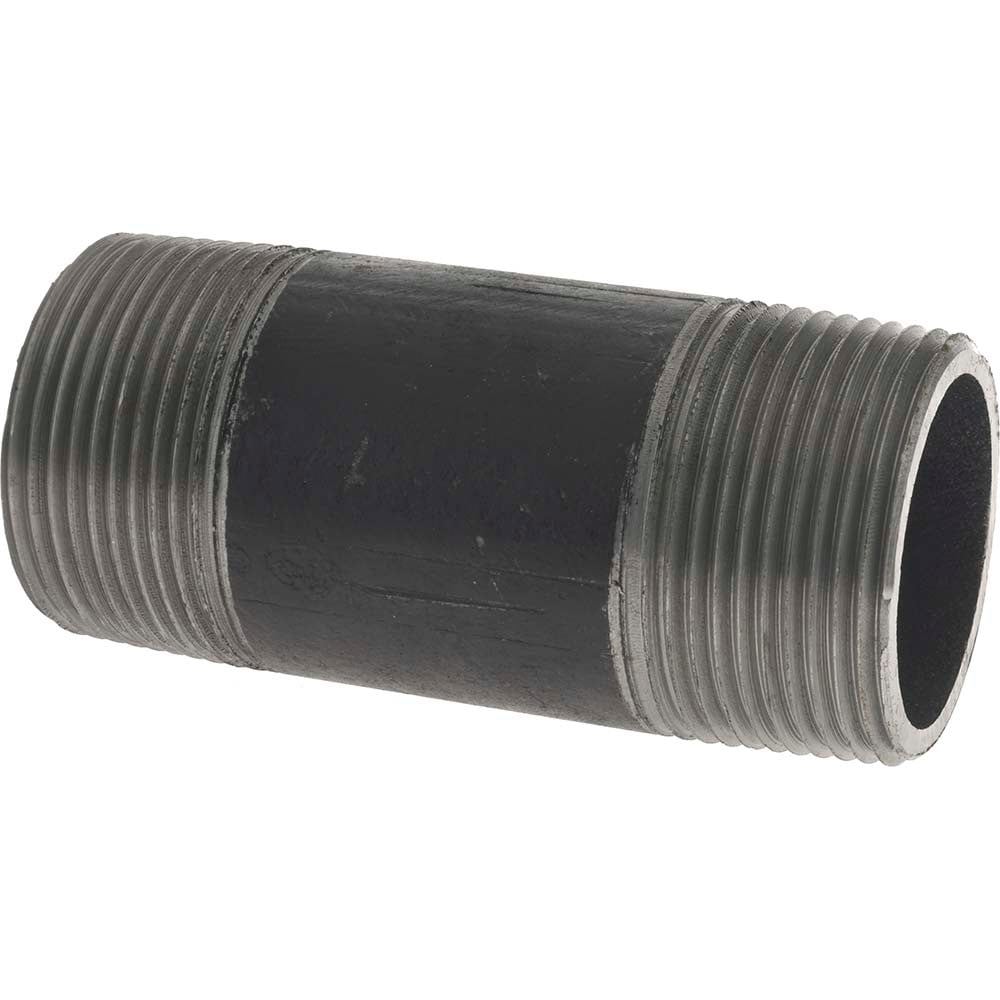 Black Pipe Nipple: 1-1/4