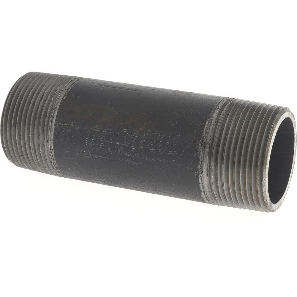 Black Pipe Nipple: 1-1/4