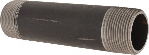 Black Pipe Nipple: 1-1/4