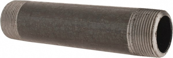 Black Pipe Nipple: 1-1/4