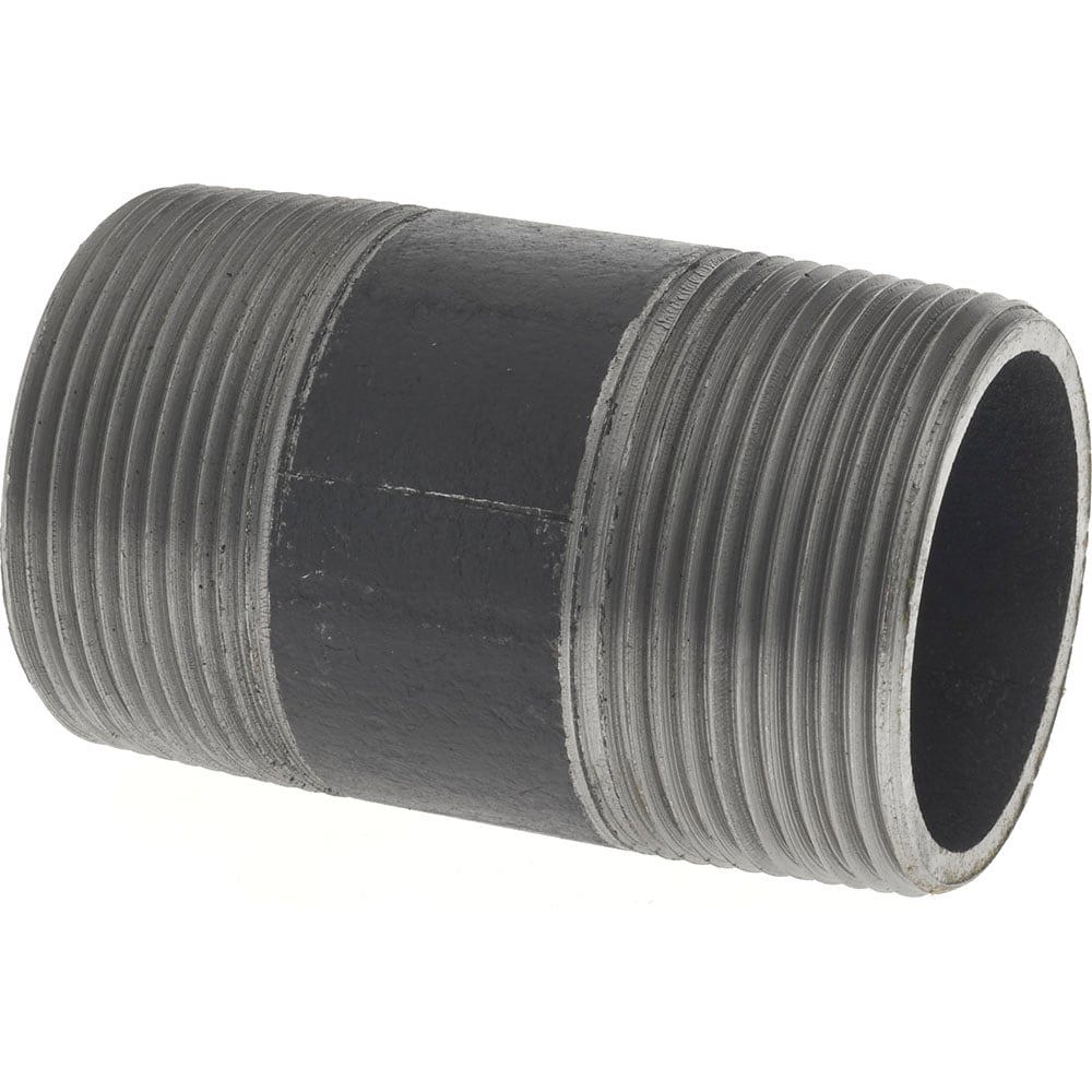 Black Pipe Nipple: 1-1/2
