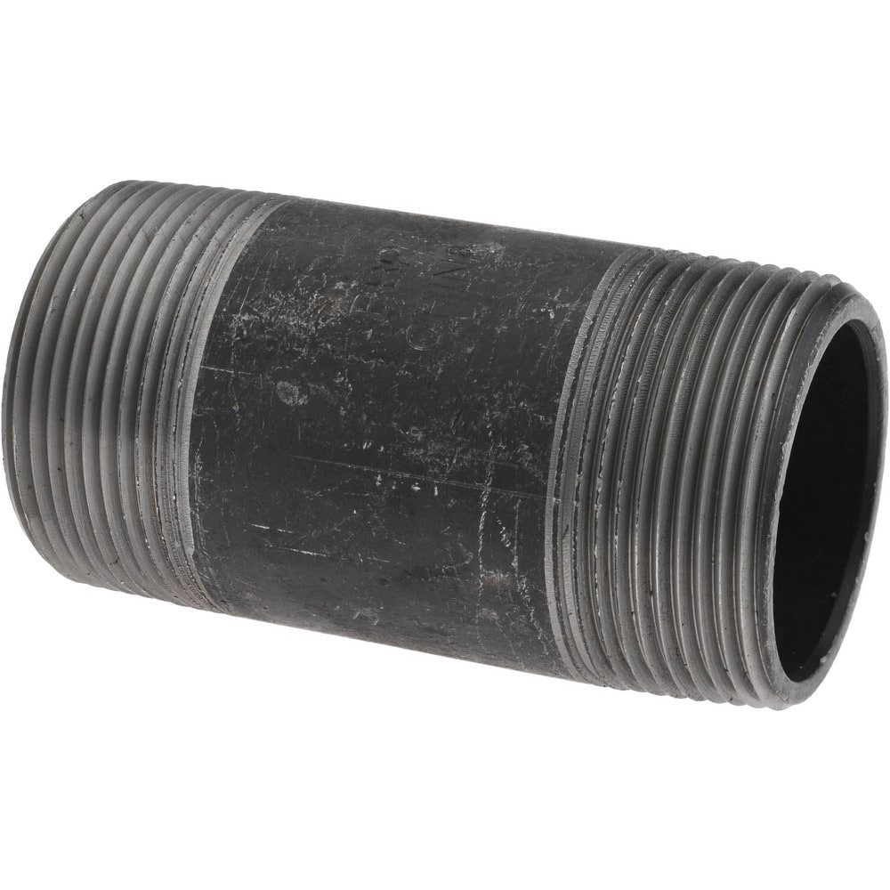 Black Pipe Nipple: 1-1/2