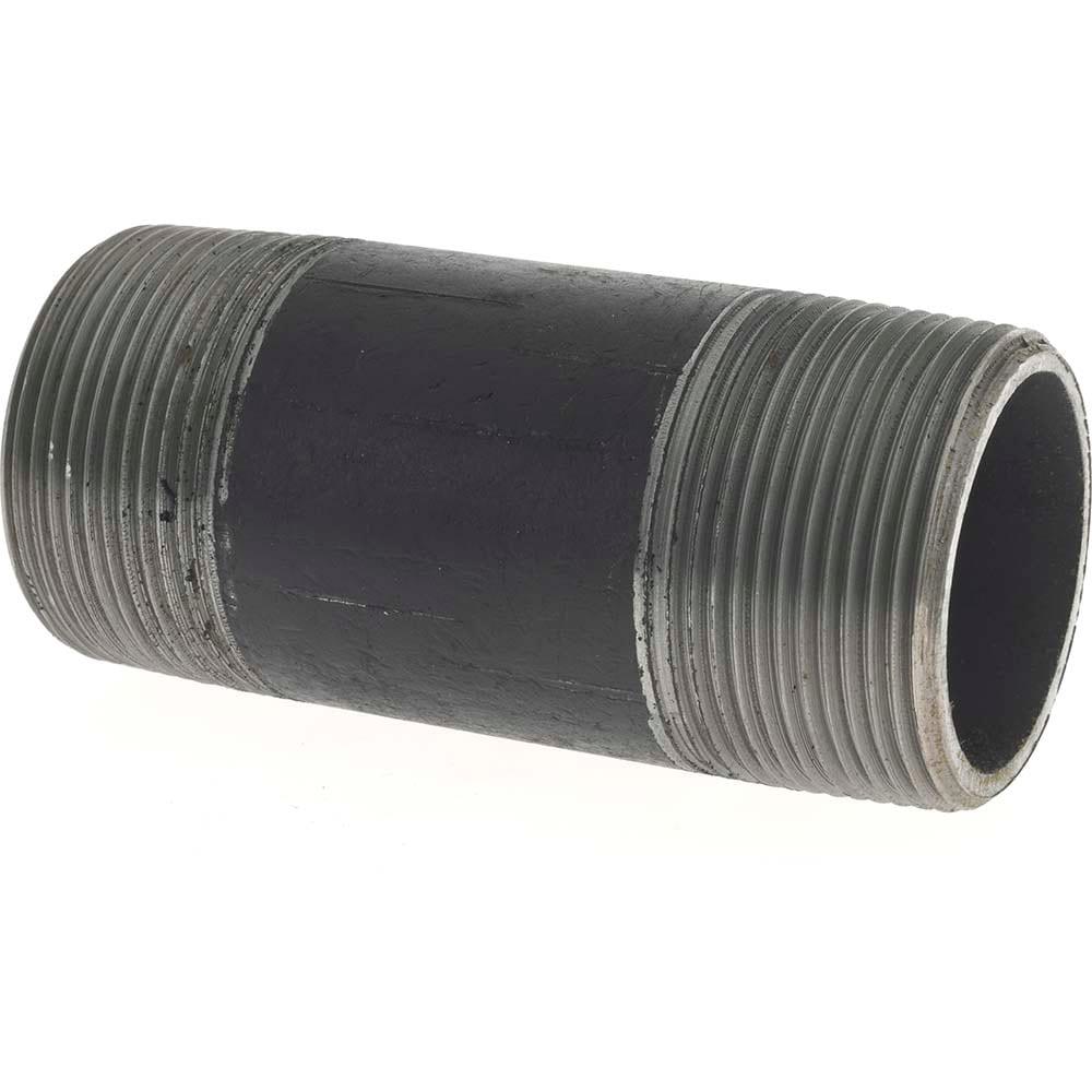 Black Pipe Nipple: 1-1/2