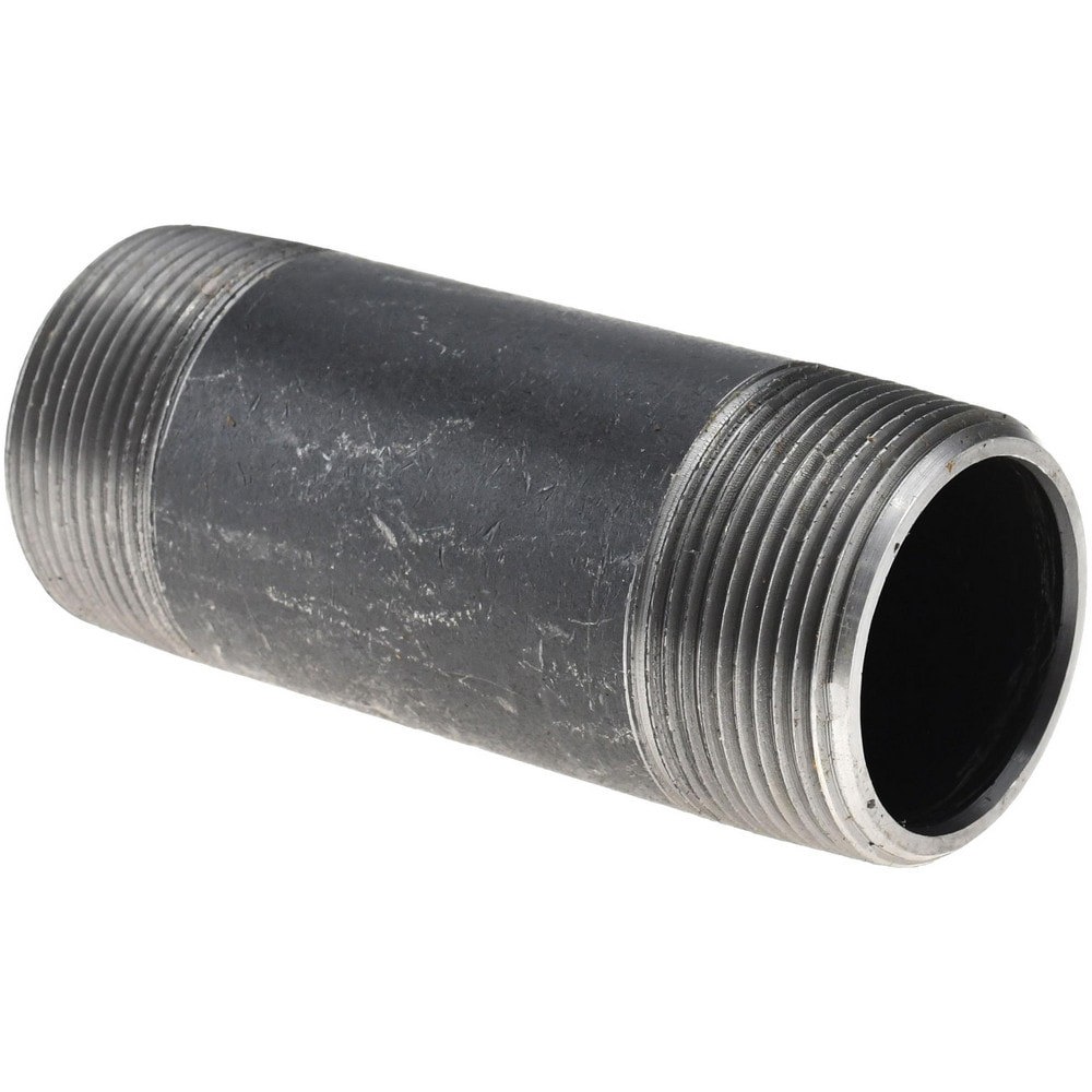 Black Pipe Nipple: 1-1/2