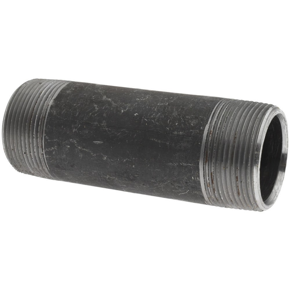 Black Pipe Nipple: 1-1/2