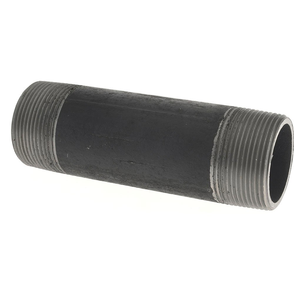 Black Pipe Nipple: 1-1/2
