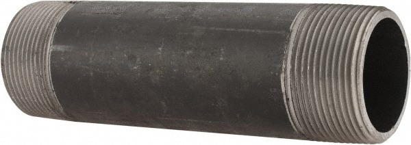Black Pipe Nipple: 1-1/2