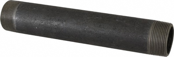 Black Pipe Nipple: 1-1/2