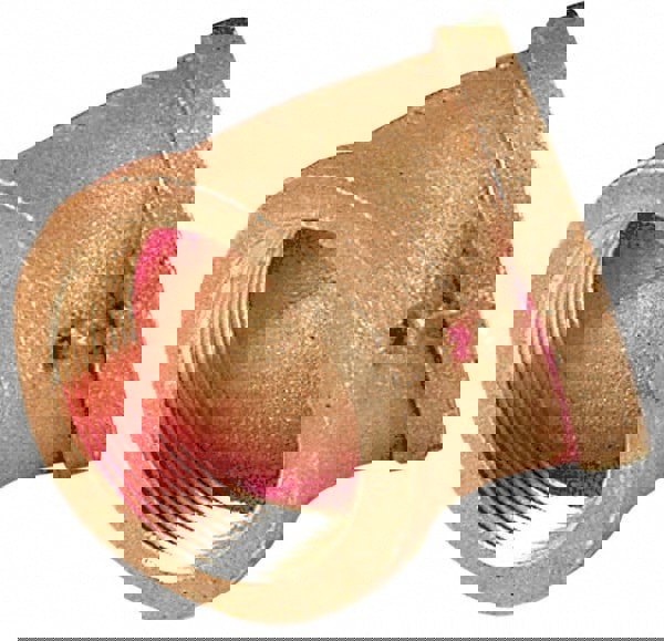 Brass Pipe 45 &deg; Elbow: 3/4