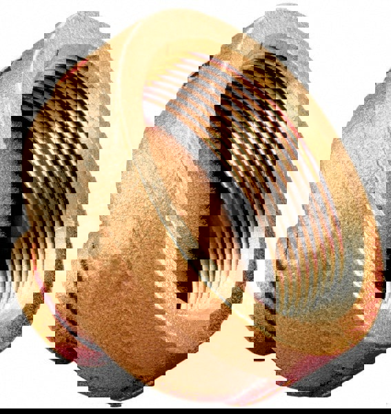 Brass Pipe Reducing Coupling: 1 x 3/4