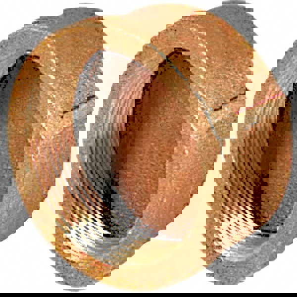 Brass Pipe End Cap: 1/4