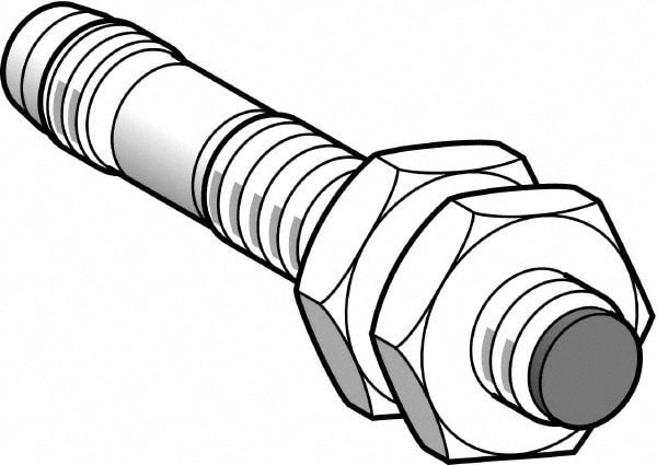 Inductive Proximity Sensor: Cylinder, 2.5 mm Detection Distance