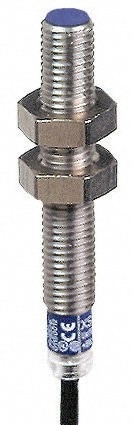 Inductive Proximity Sensor: Cylinder Shielded, 2.5 mm Detection Distance