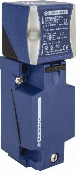Inductive Proximity Sensor: Rectangular, 20 mm Detection Distance