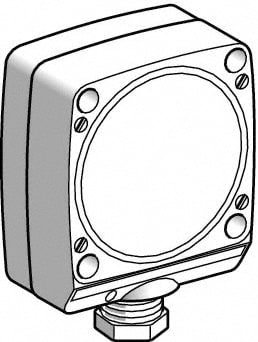 Inductive Proximity Sensor: Rectangular, 60 mm Detection Distance
